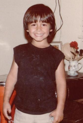 Aunt Dawn (yo Godmutha) said "smile baby"